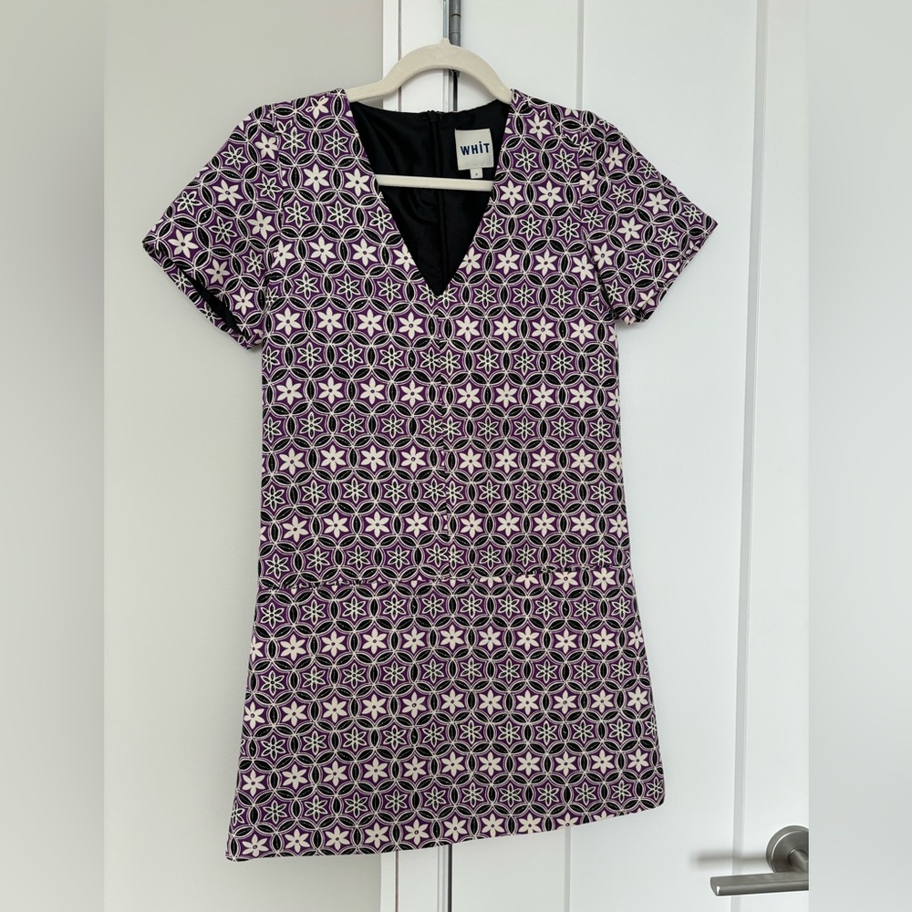WHIT patterned shift dress
